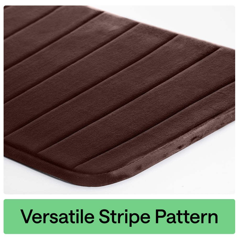 Striped Bath Rug Memory
