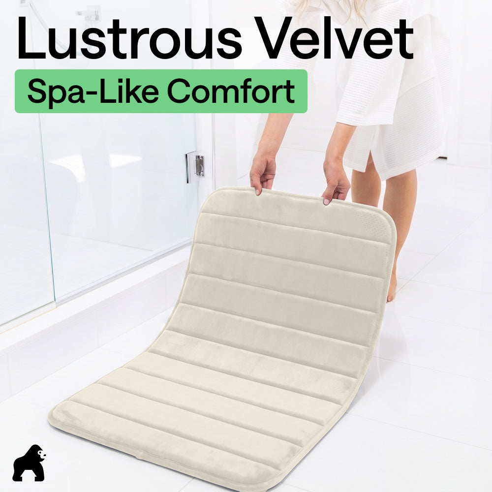Striped Bath Rug Memory