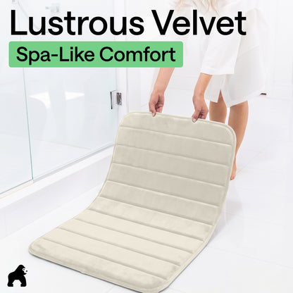 Striped Bath Rug Memory