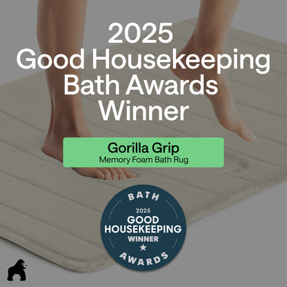 Striped Bath Rug Memory