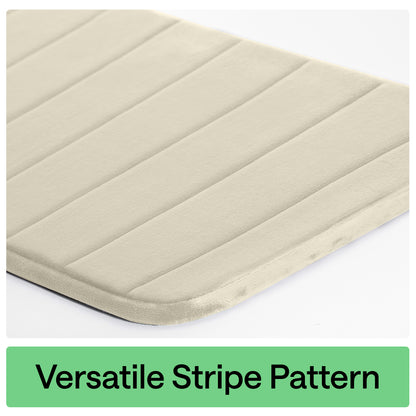 Striped Bath Rug Memory