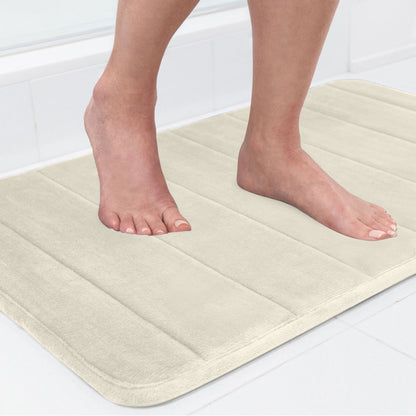 Striped Bath Rug Memory