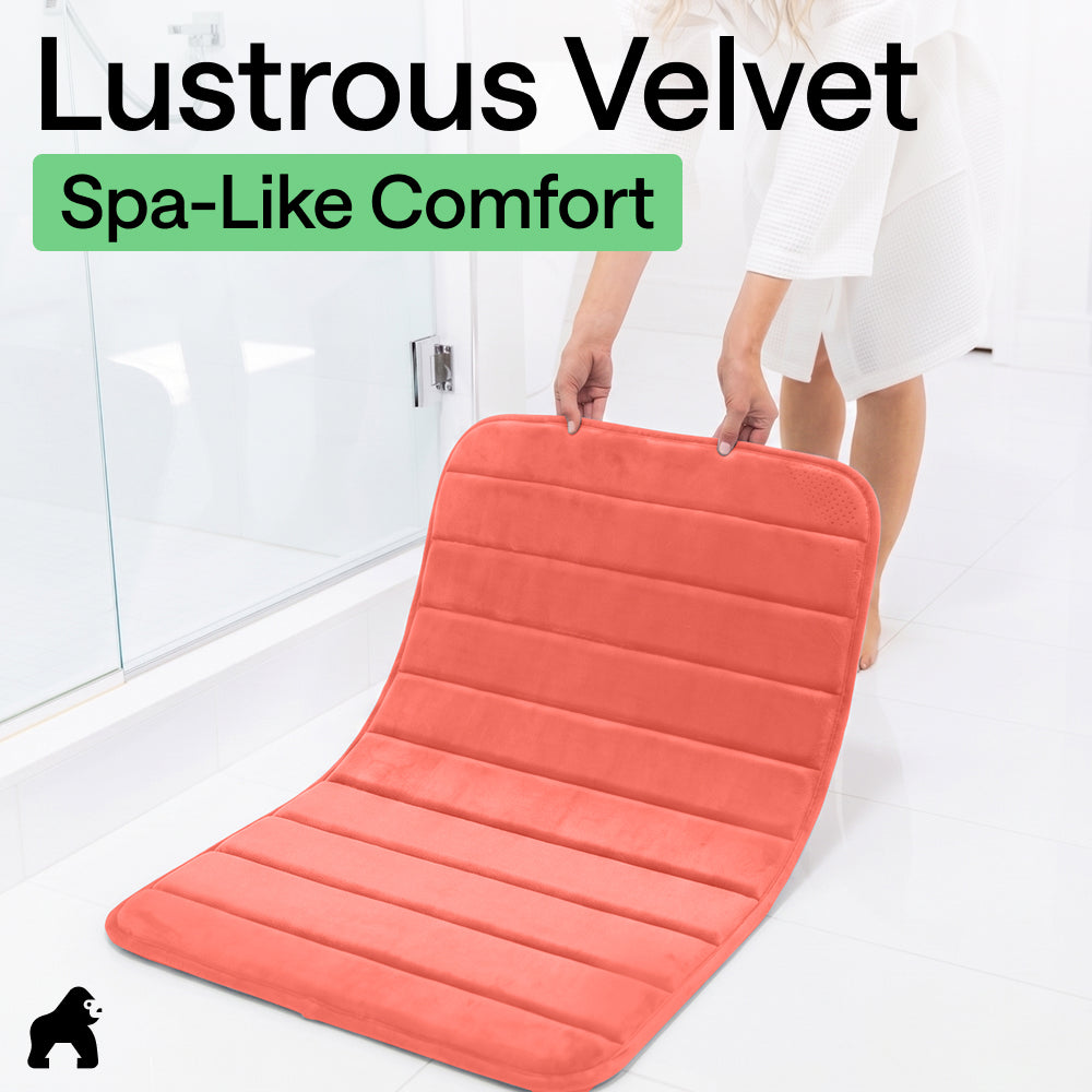 Striped Bath Rug Memory