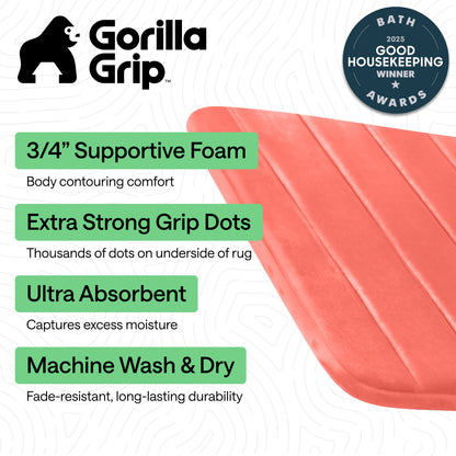 Striped Bath Rug Memory