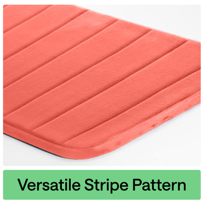 Striped Bath Rug Memory
