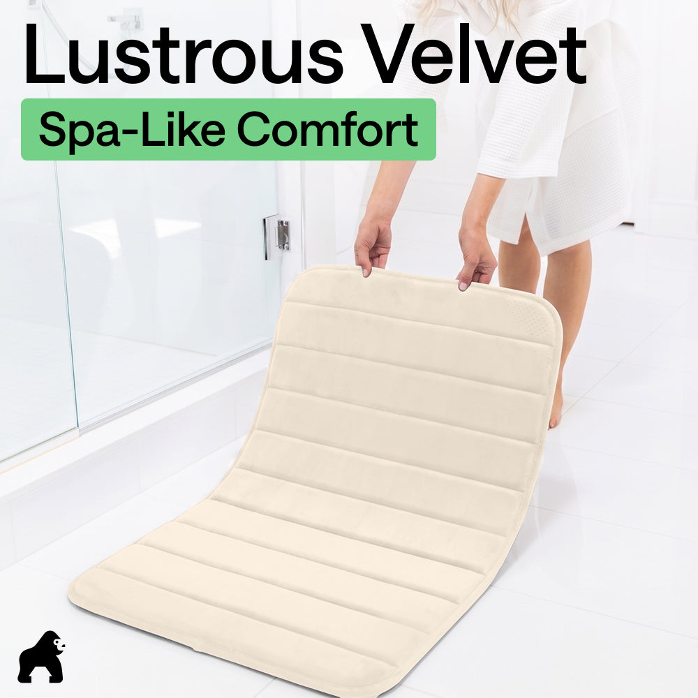 Striped Bath Rug Memory