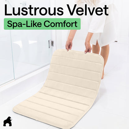 Striped Bath Rug Memory