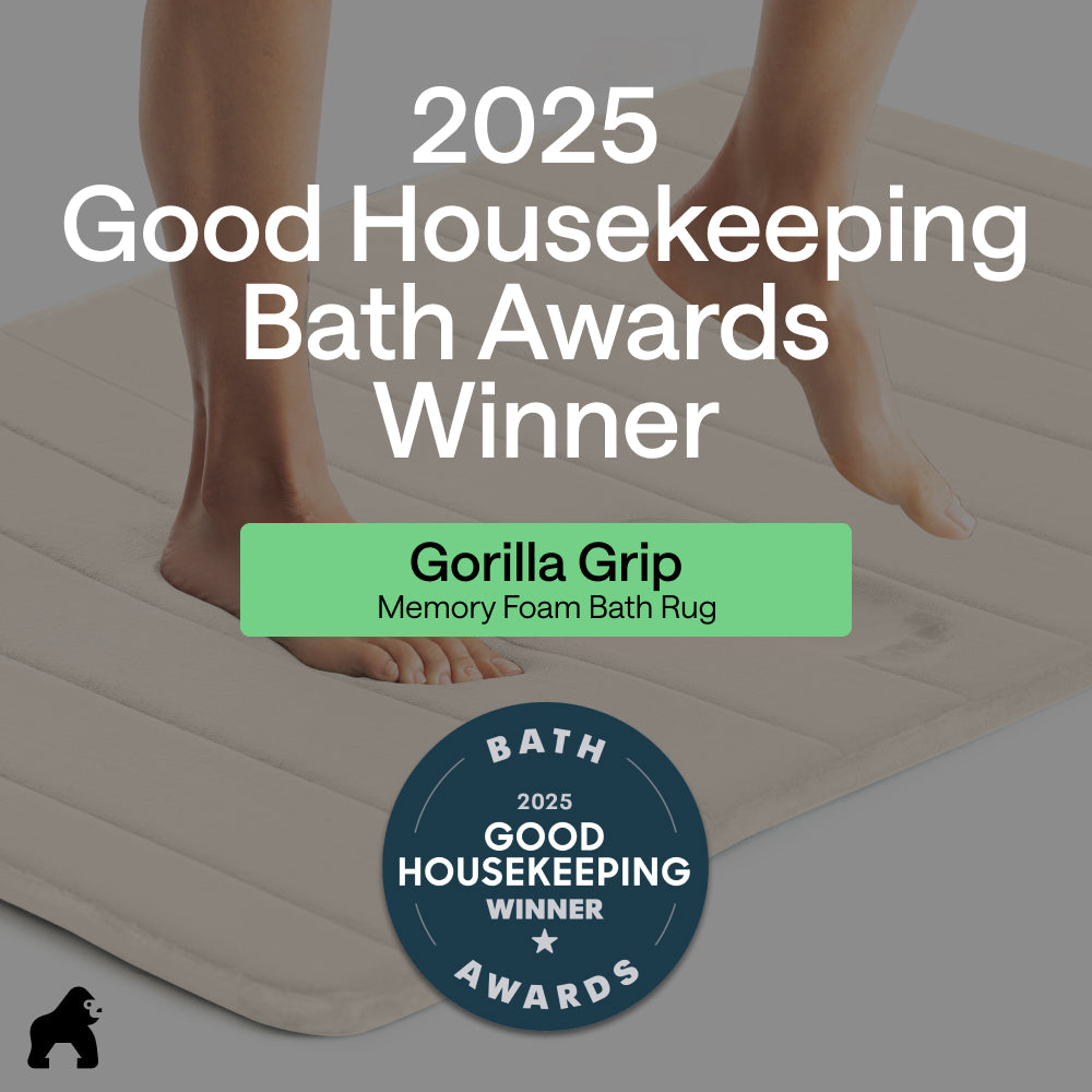 Striped Bath Rug Memory