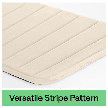 Striped Bath Rug Memory