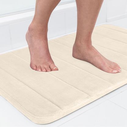 Striped Bath Rug Memory