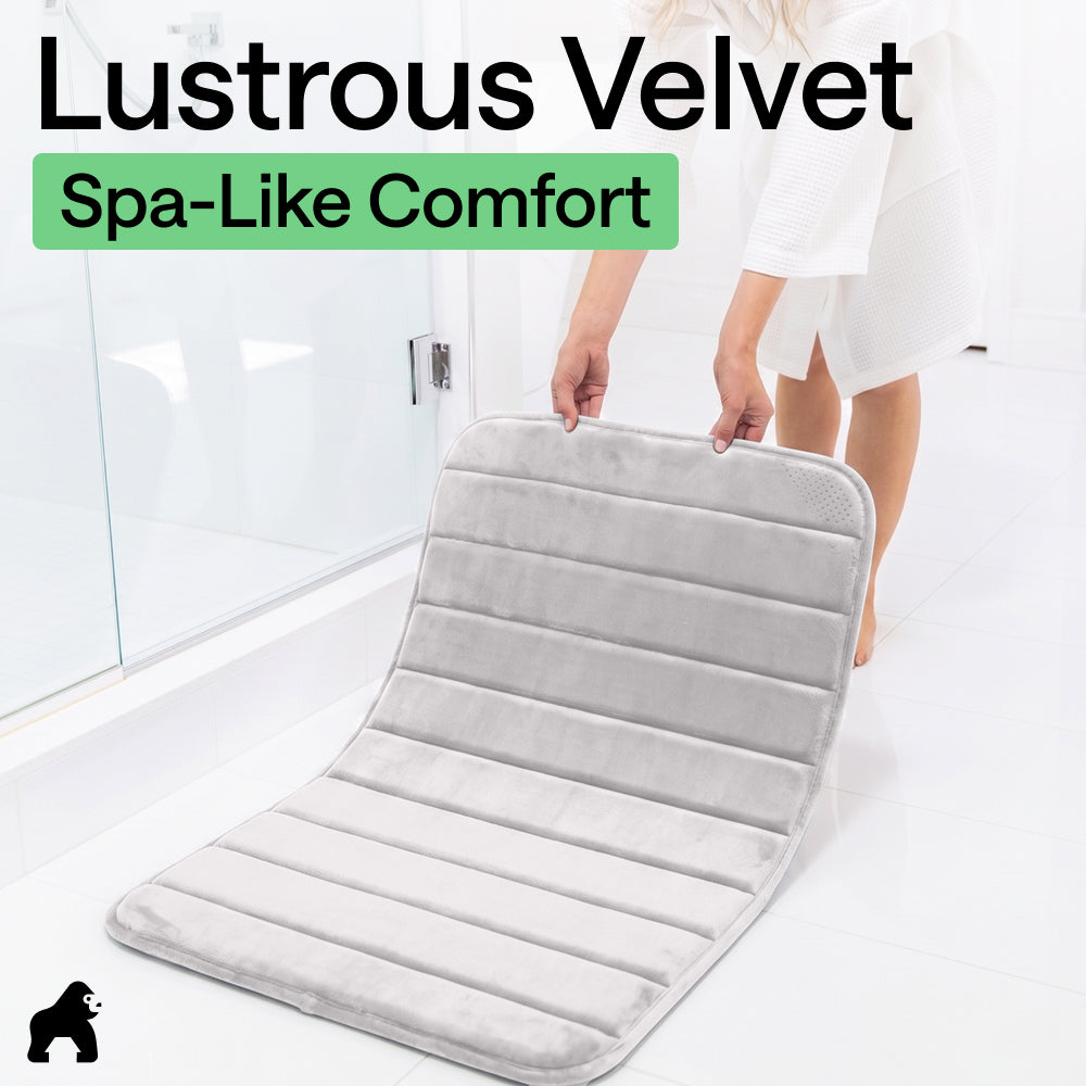 Striped Bath Rug Memory