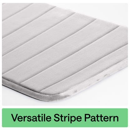 Striped Bath Rug Memory