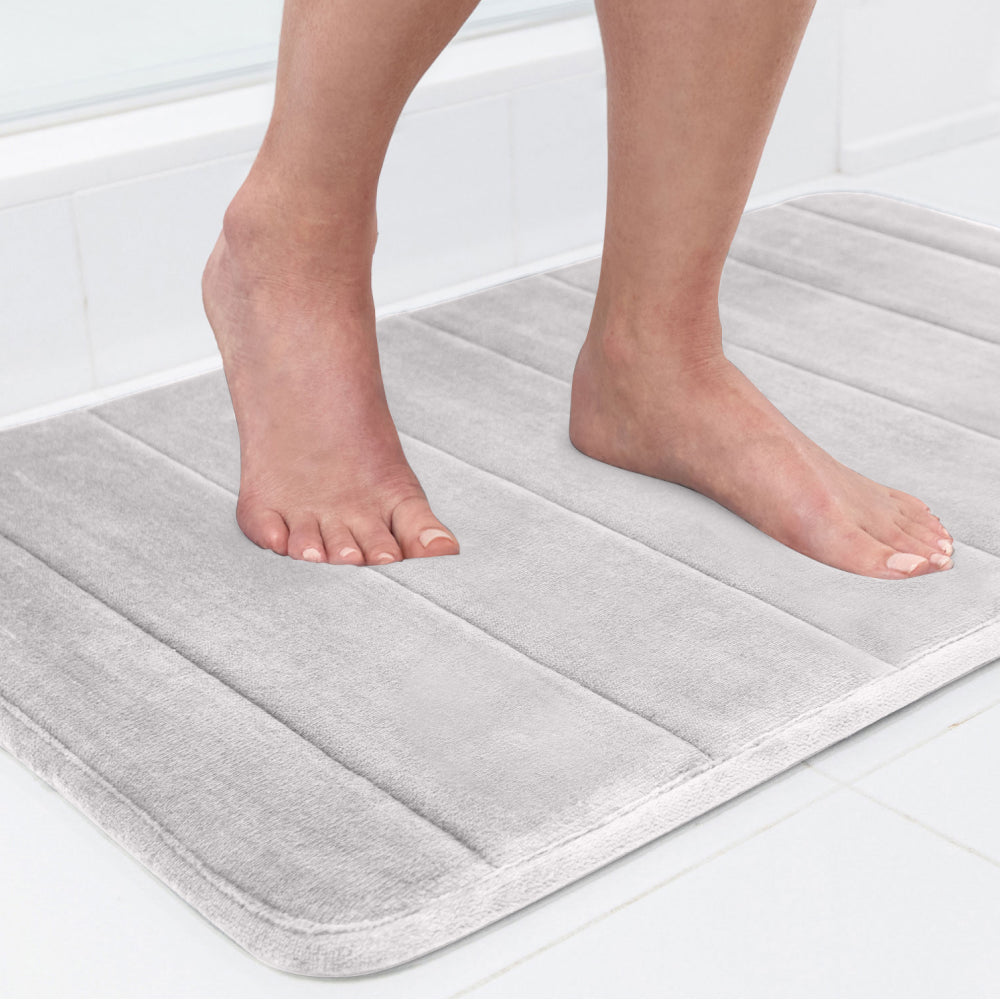 Striped Bath Rug Memory