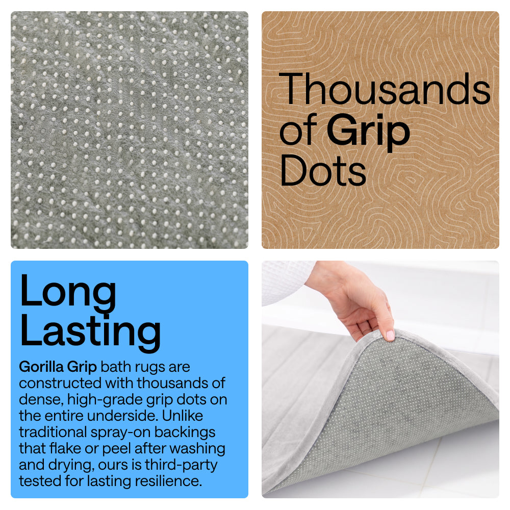 Striped Bath Rug Memory