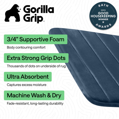 Striped Bath Rug Memory