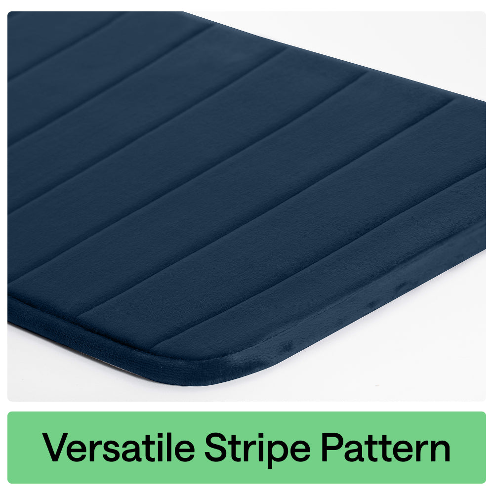 Striped Bath Rug Memory