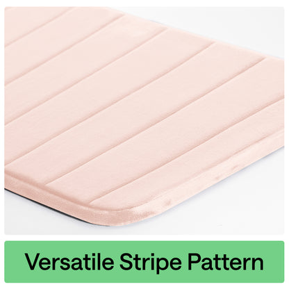 Striped Bath Rug Memory