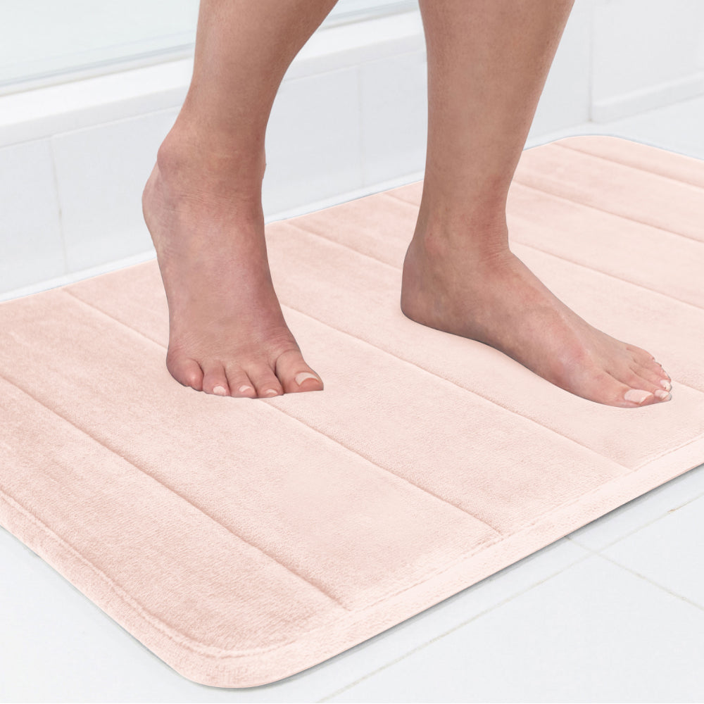 Striped Bath Rug Memory
