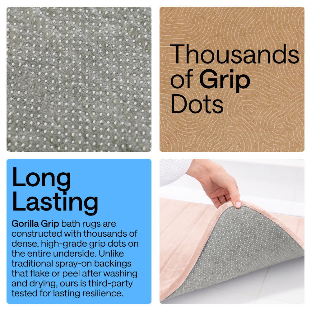 Striped Bath Rug Memory