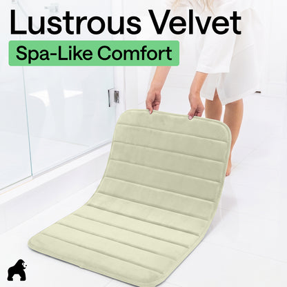Striped Bath Rug Memory