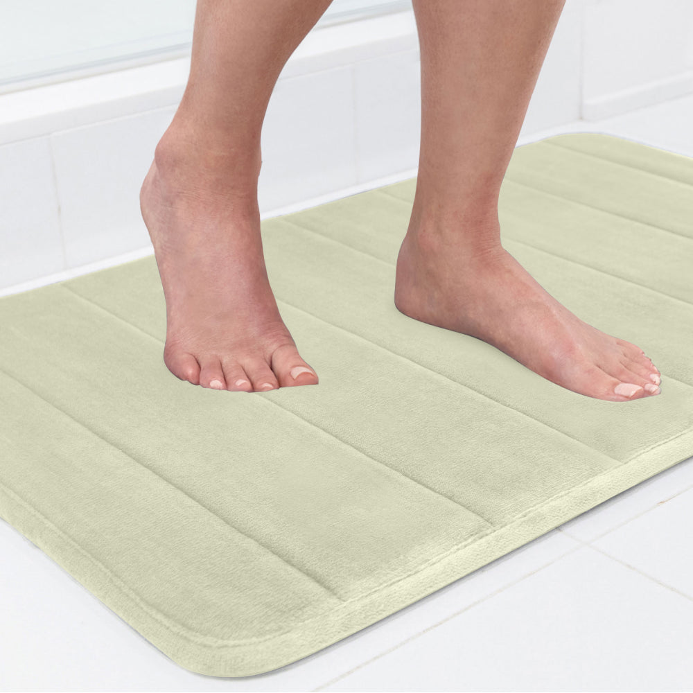 Striped Bath Rug Memory
