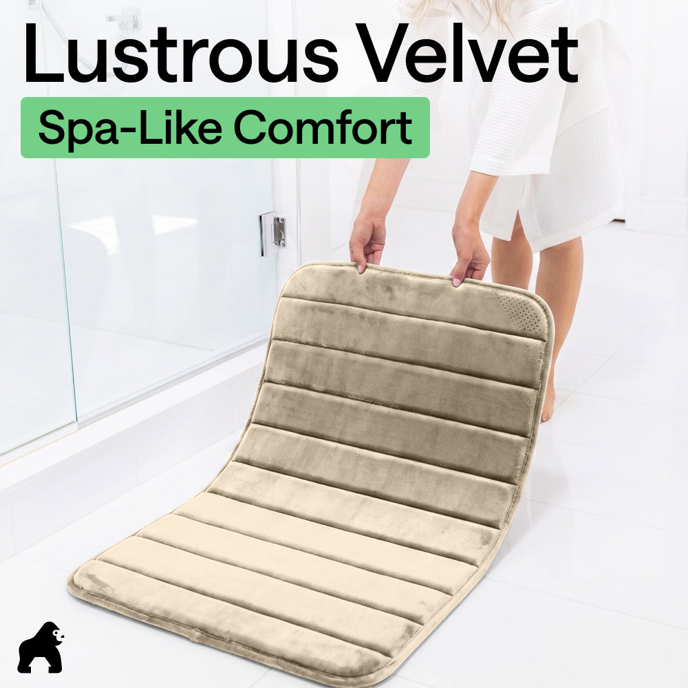 Striped Bath Rug Memory