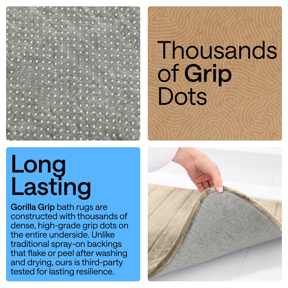 Striped Bath Rug Memory