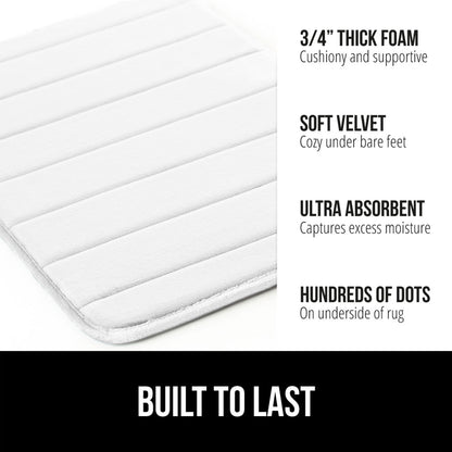 Striped Bath Rug Memory