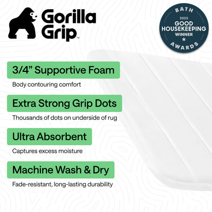 Striped Bath Rug Memory