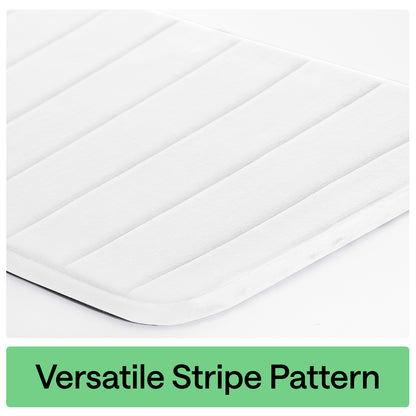 Striped Bath Rug Memory