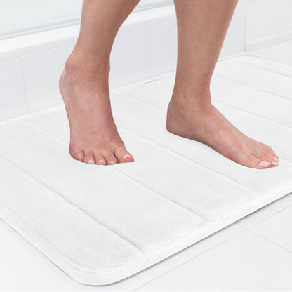 Striped Bath Rug Memory