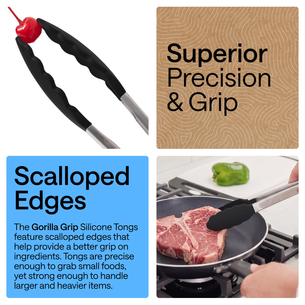 Silicone Tong Set