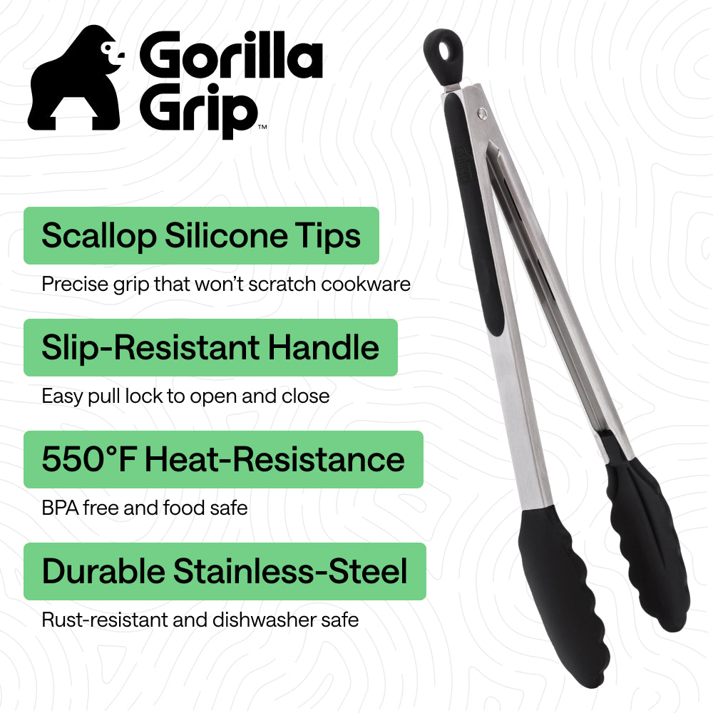 Silicone Tong Set