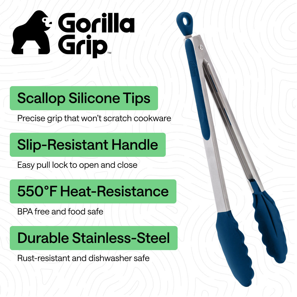 Silicone Tong Set