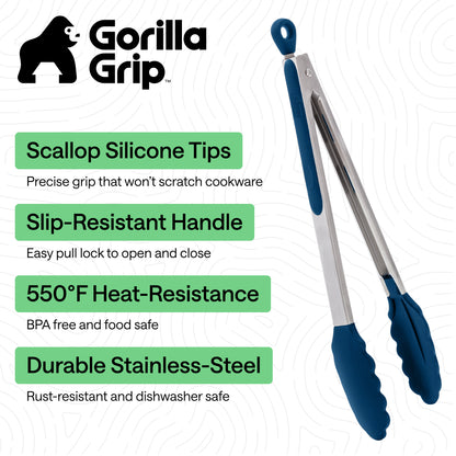 Silicone Tong Set
