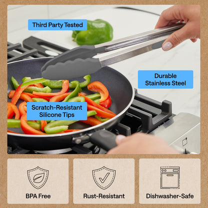 Silicone Tong Set