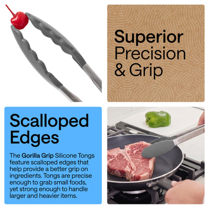 Silicone Tong Set
