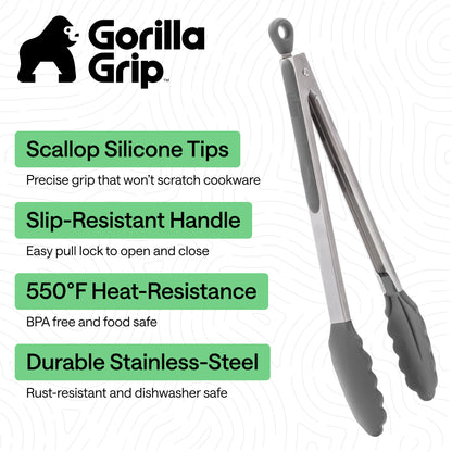 Silicone Tong Set