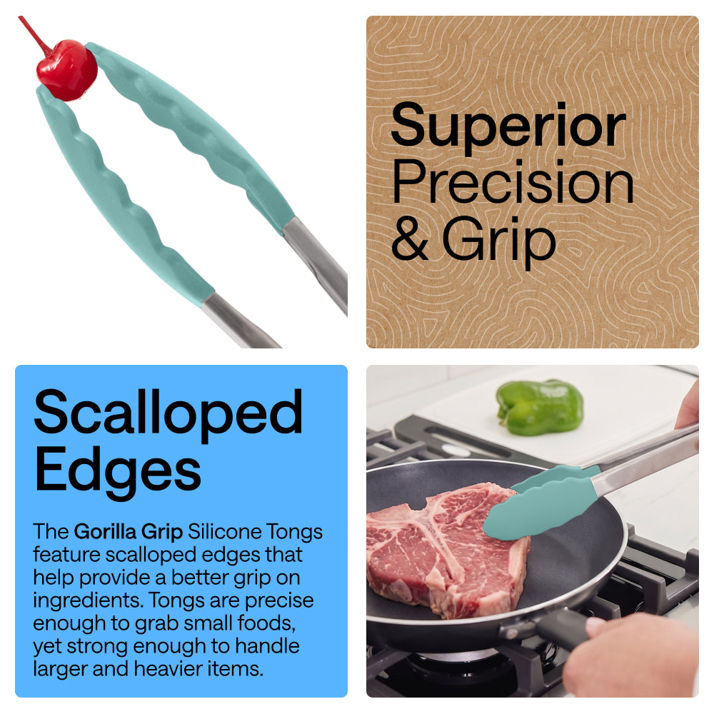 Silicone Tong Set