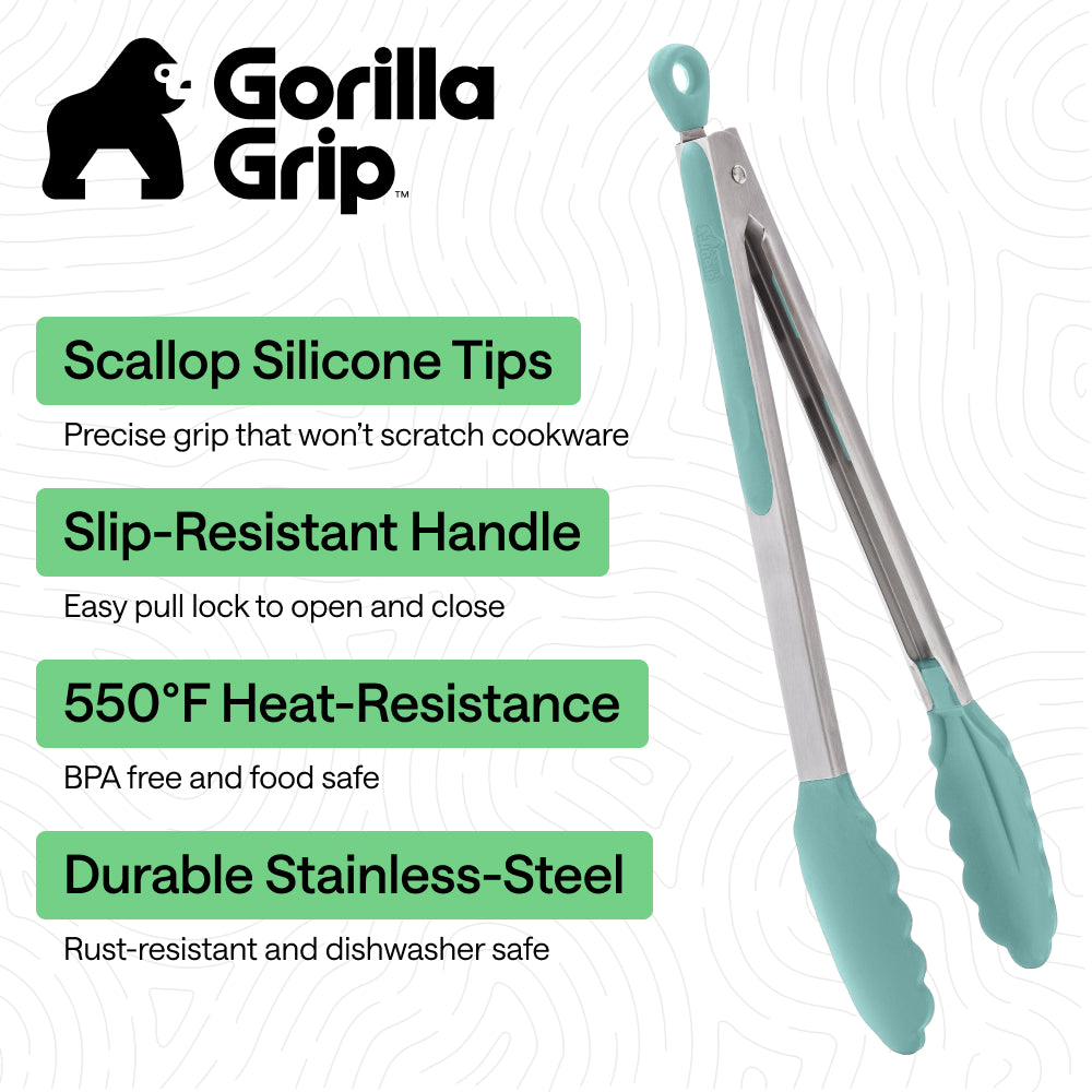 Silicone Tong Set
