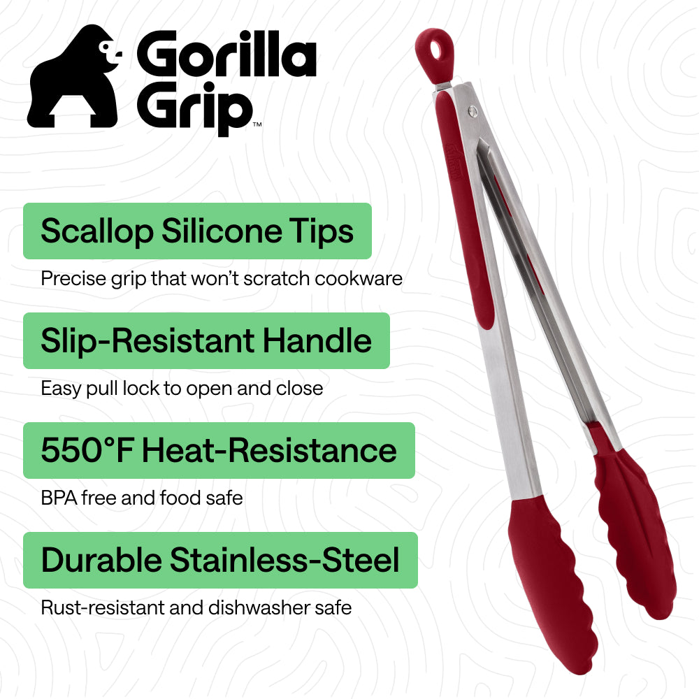 Silicone Tong Set