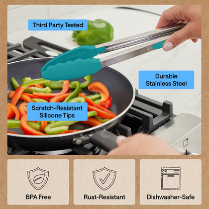 Silicone Tong Set