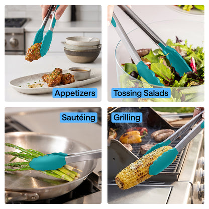 Silicone Tong Set