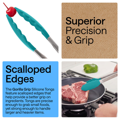 Silicone Tong Set