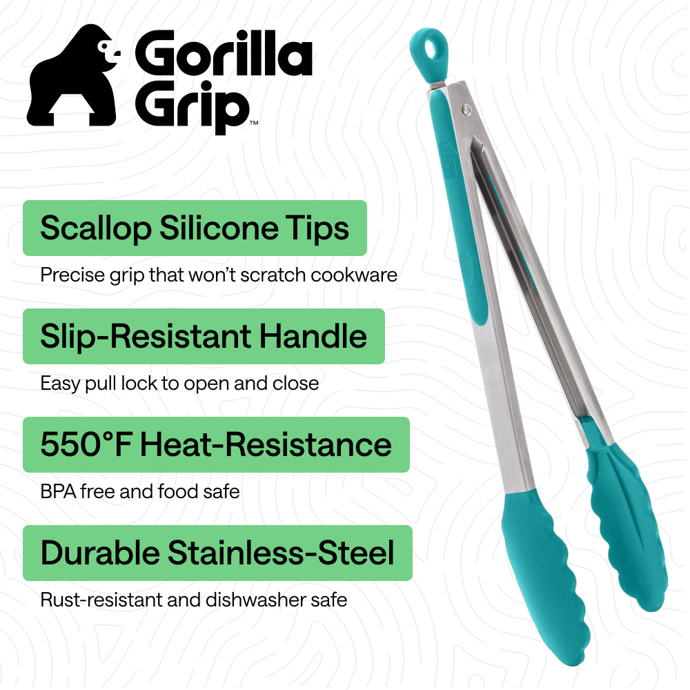 Silicone Tong Set