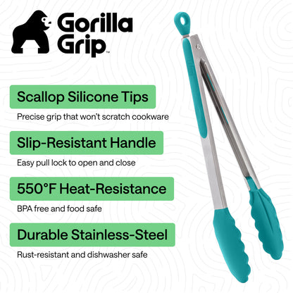 Silicone Tong Set