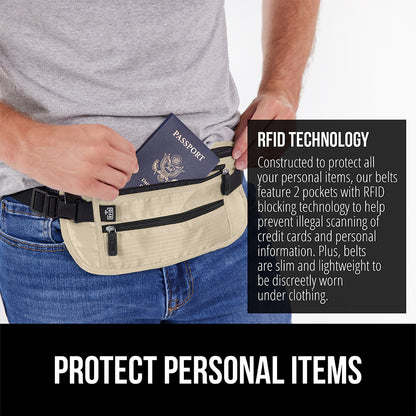 Travel Money Belt  Gorilla Grip   