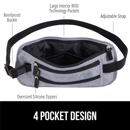 Travel Money Belt  Gorilla Grip   