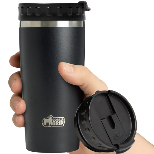 Travel Mug Gorilla Grip Black