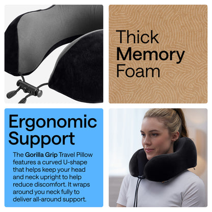 Travel Neck Pillow Gorilla Grip